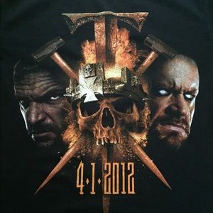 Authentic WWE Wrestlemania 28 in 2012 T-Shirt